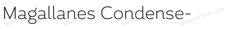 Magallanes Condense字体转换